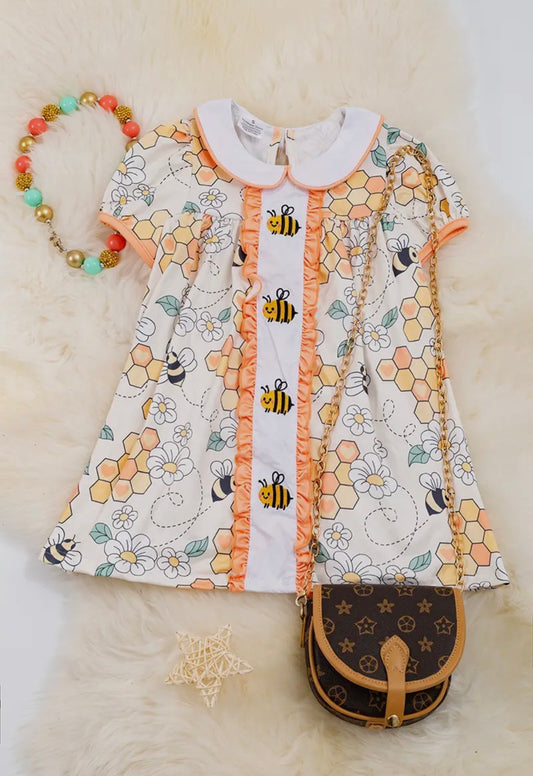 Beee Happy Embroidered Dress