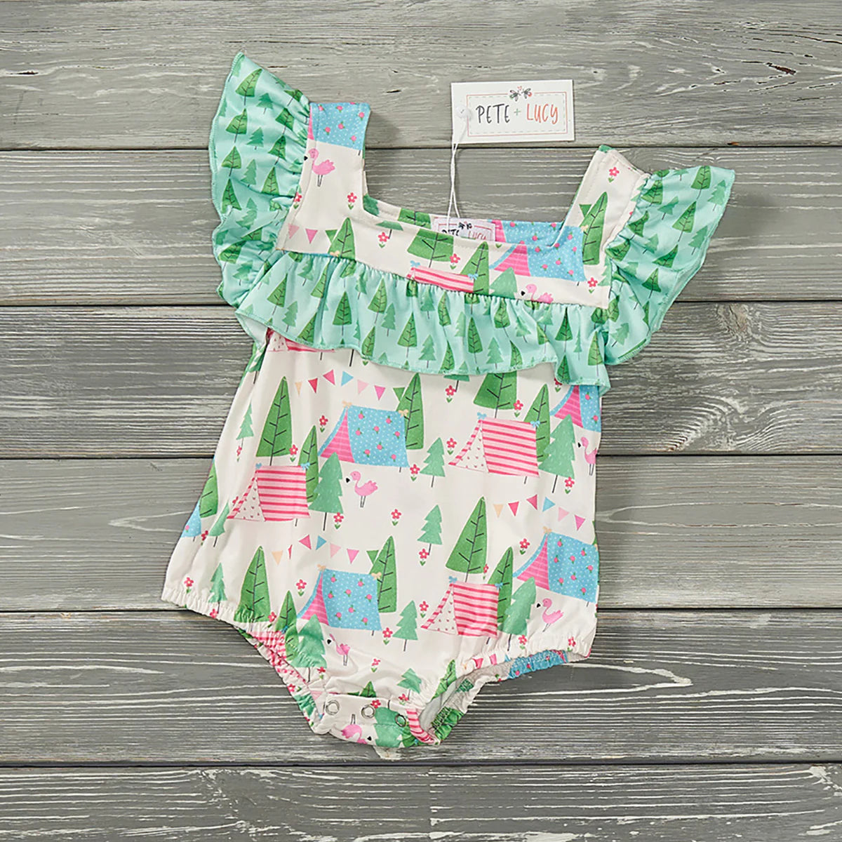 Let’s Go Camping Romper